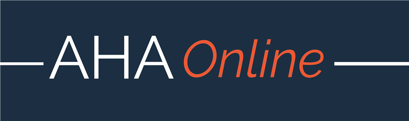 Virtual AHA logo